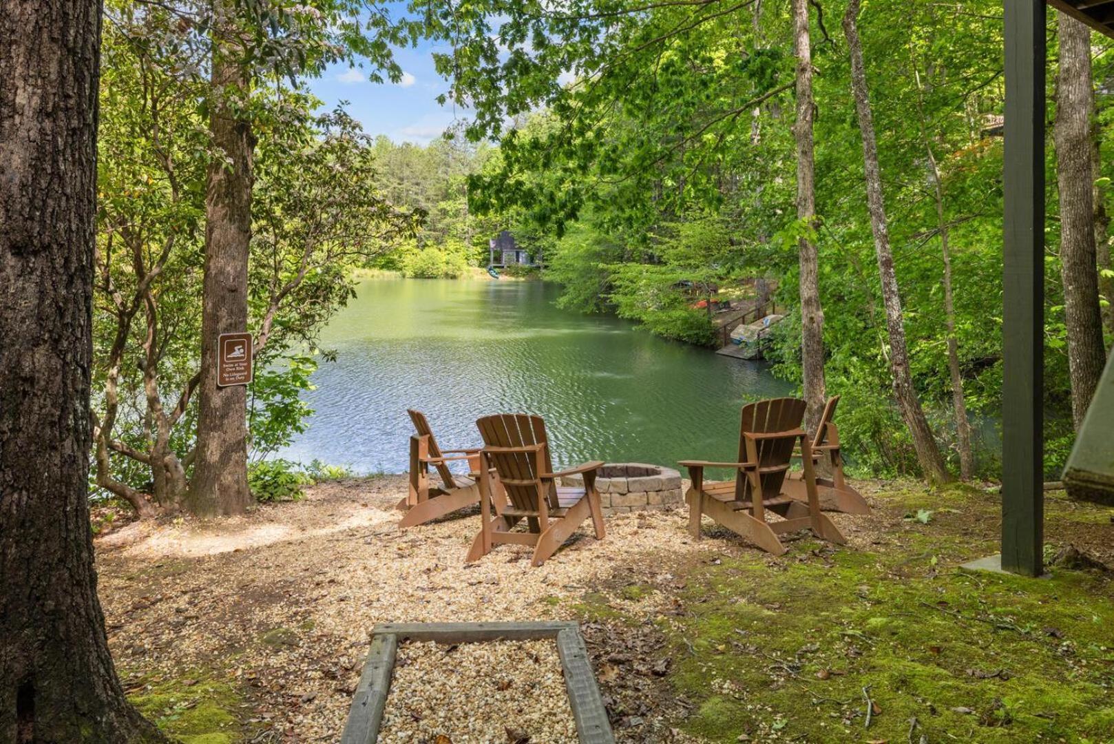 Cherry Lake Hideaway Blue Ridge Buitenkant foto